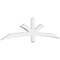 Ekena Millwork Davenport Architectural Grade PVC Gable Bracket, 84"W x 21"H x 2"D x 4"F, 6/12 Pitch GBP084X21X0204DAV00 - alternate 1
